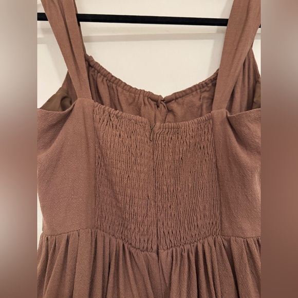 Nordstrom Rack Brown Corset Midi Dress - Picture 5 of 7